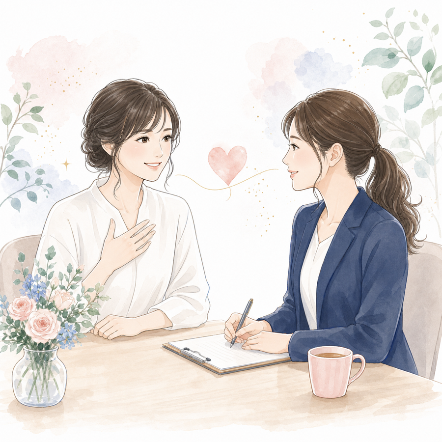 相手視点で考える対話のイラスト